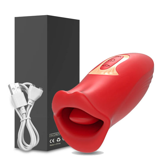 Secret Oasis Nipple & Clit Tongue Licking Sucking Vibrator
