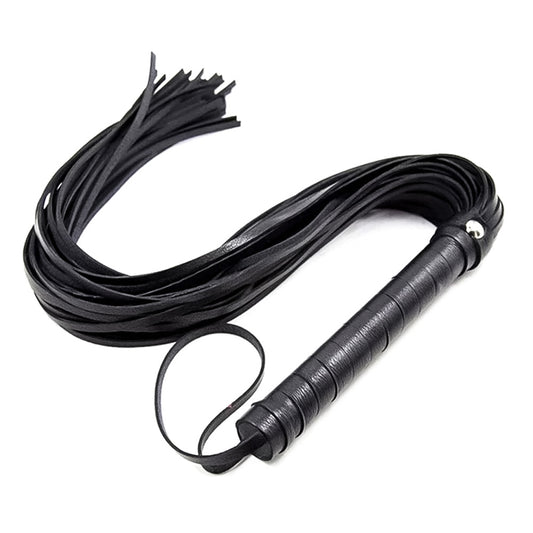 Secret Oasis Genuine Leather Tassel Horse Whip