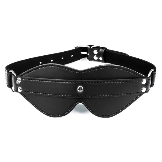 Secret Oasis BDSM Luxury Leather Blindfold Mask
