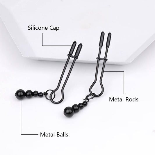 Secret Oasis Metal Nipple Clamps with Weights