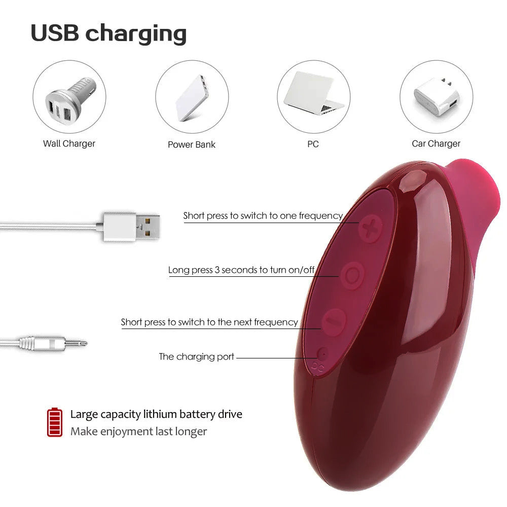 Secret Oasis Mini Strong Sucking Vibrator – Powerful & Discreet